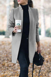 Fashion Casual Long Sleeve Regular Sleeve Solid Coats(6 Colors)