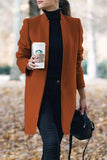 Fashion Casual Long Sleeve Regular Sleeve Solid Coats(6 Colors)