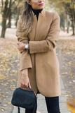 Fashion Casual Long Sleeve Regular Sleeve Solid Coats(6 Colors)