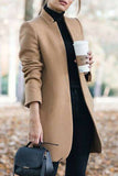 Fashion Casual Long Sleeve Regular Sleeve Solid Coats(6 Colors)