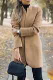 Fashion Casual Long Sleeve Regular Sleeve Solid Coats(6 Colors)