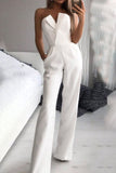 Casual Solid Solid Color Regular Jumpsuits(3 Colors)