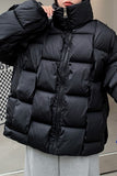 Casual Solid Patchwork Zipper Half A Turtleneck Outerwear(5 Colros)