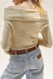 Sexy Solid Backless Off the Shoulder Sweaters(5 Colors)