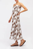 Sexy Daily Geometric Print Cartoon Print Strapless Strapless Dresses