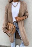 Casual Daily Weave Cardigan Collar Cardigans(3 Colors)