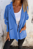 Casual Daily Pocket Turndown Collar Outerwear(6 Colors)