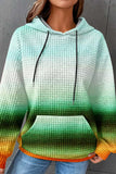 Casual Gradient Print Basic Hooded Sweats(7 Colors)