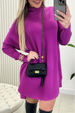 Casual Daily Solid Color Turtleneck Sweaters(3 Colors)