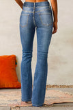 Casual Distressed High Waist Skinny Denim Jeans(3 Colors)